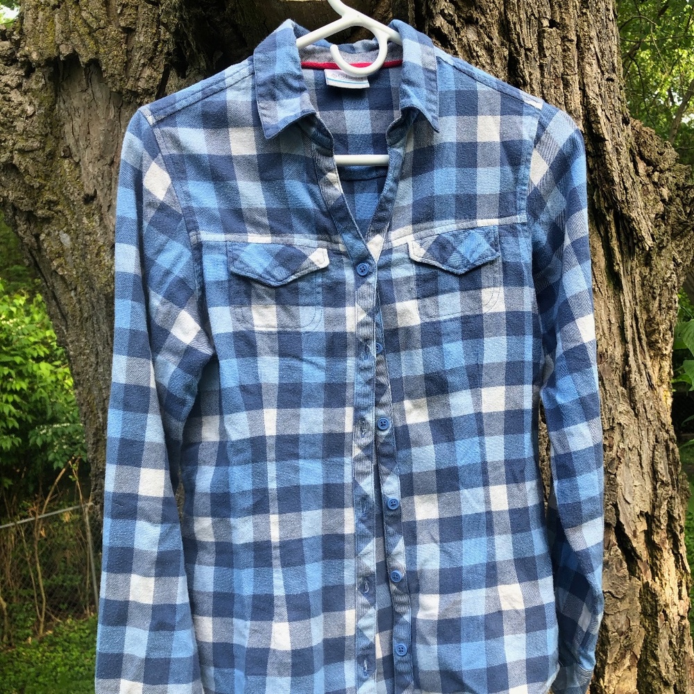 Blue Columbia Flannel